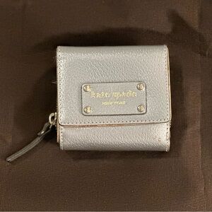 Kate Spade wallet, silver